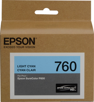 New, Pre-Owned - Epson Whale T7605 Light Cyan Ink Cartridge
