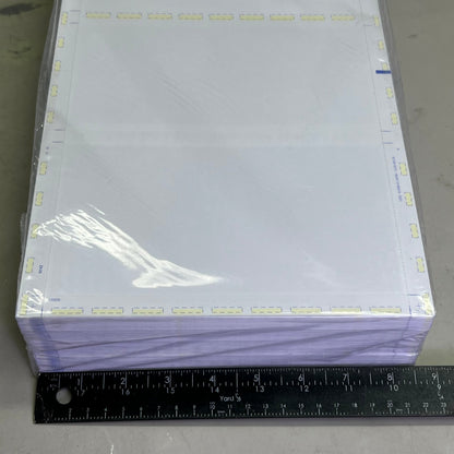 Check Paper (2000 Sheets) Sz 8.5" W x 14" L, White