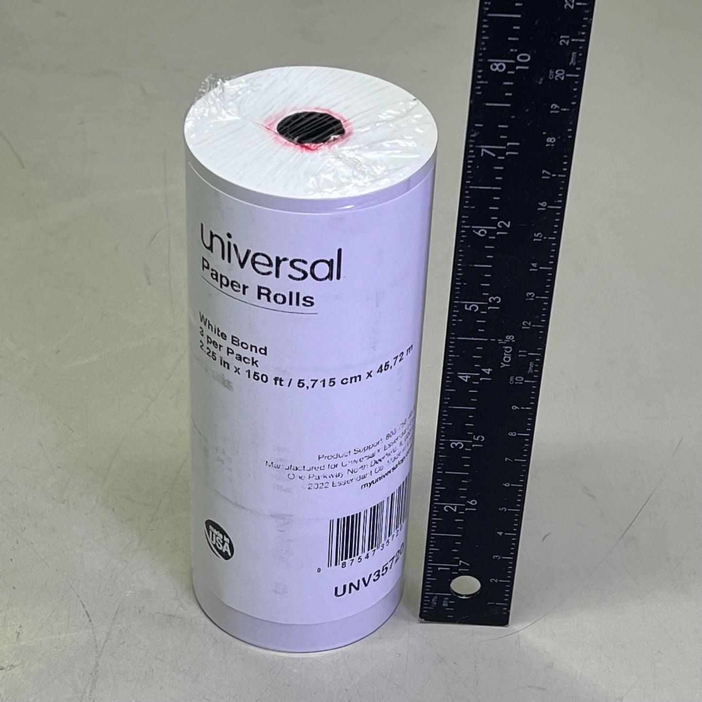 UNIVERSAL (32 PACK) Adding Machine/Calculator Paper Rolls 2.25"x150' White 35720