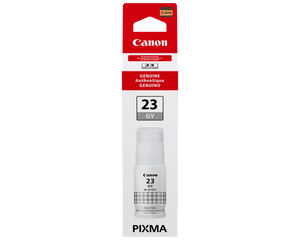 New, Pre-Owned - Canon GI-23 Standard-Yield Gray Ink Bottle, 4705C001