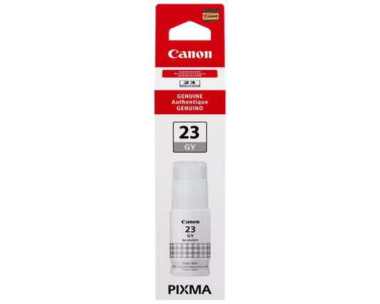 New, Pre-Owned - Canon GI-23 Standard-Yield Gray Ink Bottle, 4705C001