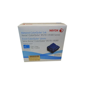 New, Pre-Owned - Xerox ColorQube 8570 / 8580 Cyan Solid Ink Pack (4 Sticks) (108R00946)