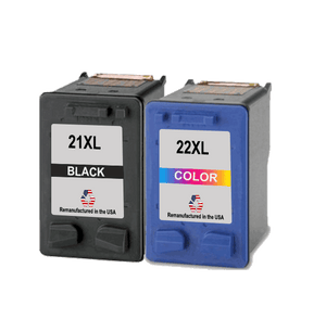 U.S. Remanufactured for HP 21XL Black / HP 22XL Color Combo Pack Ink Cartridges