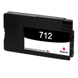 U.S. Remanufactured for HP 712 Magenta (3ED68A) 29-ml Ink Cartridge New Chip