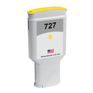 U.S. Remanufactured for HP 727XL 300ml (F9J78A) Yellow Ink Cartridges