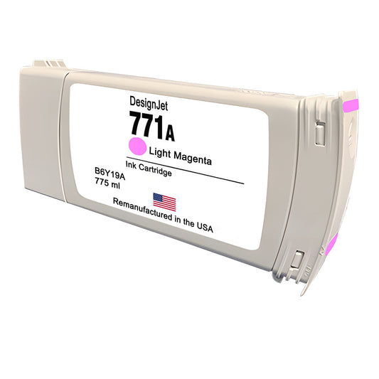 U.S. Remanufactured for HP 771 775ml (B6Y19A) Light Magenta Ink Cartridge