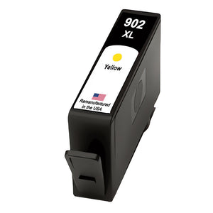 U.S. Remanufactured for HP 902XL (T6M10AN) Yellow Ink Cartridge