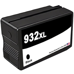 U.S. Remanufactured for HP 932XL (CN053AN) Black Ink Cartridge