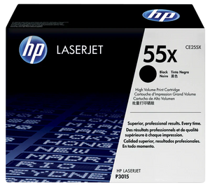 New, Pre-Owned - HP 55X - New, Pre-Owned High Yield Black LaserJet Toner Cartridge, CE255X