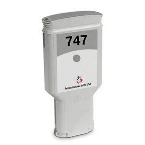 US Remanufactured for HP 747 300mL Gray Ink Cartridge