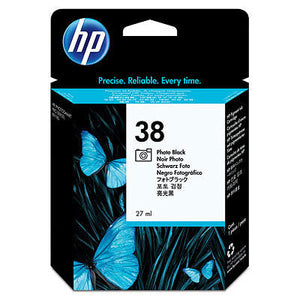 New, Pre-Owned - HP 38 Photo Black (C9413A) Ink Cartridge