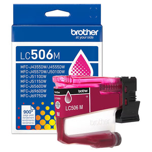 New, Pre-Owned - Brother LC506 Standard Yield Magenta Ink Cartridge