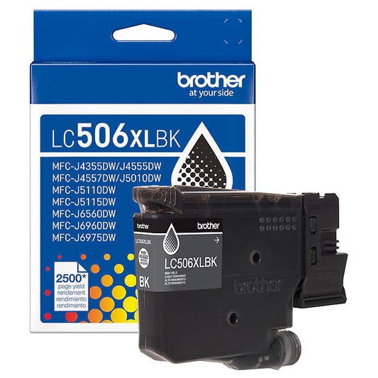New, Pre-Owned - Brother LC506XL High Yield Black Ink Cartridge