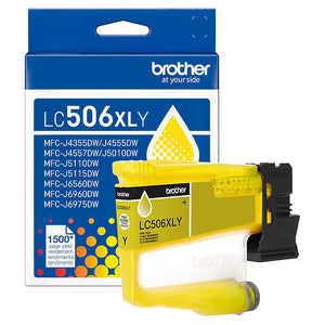New, Pre-Owned - Brother LC506XL High Yield Yellow Ink Cartridge