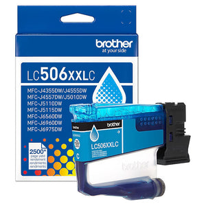 New, Pre-Owned - Brother LC506XXL Extra High Yield Cyan Ink Cartridge