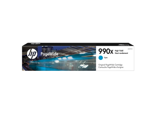 New, Pre-Owned - HP 990X High Yield Cyan Ink Cartridge, M0J89AN
