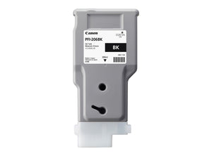 New, Pre-Owned - Canon PFI-206 300mL Black PFI-206BK Ink Cartridge