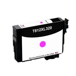 U.S. remanufactured for Epson 812XL Magenta High Yield Ink Cartridge