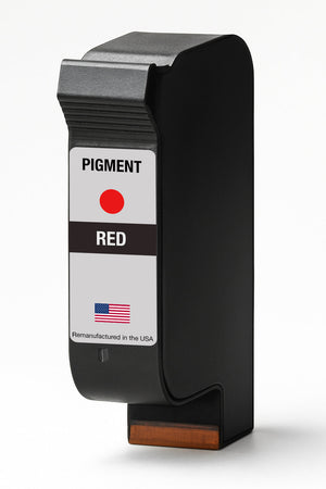 U.S. Remanufactured TIJ Pigment Red Thermal Inkjet Cartridge