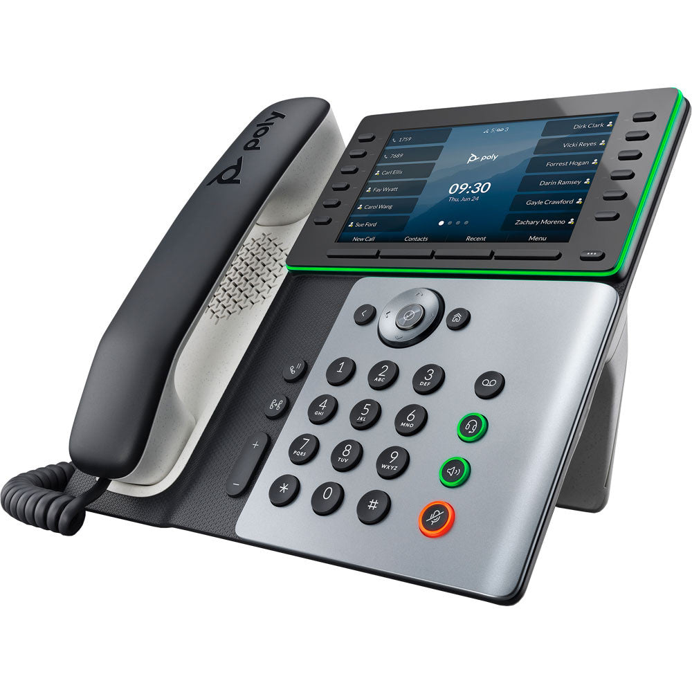Poly Edge E550 Executive VoIP Phone 5'' Color Display 82M91AA