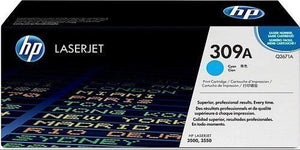 New, Pre-Owned - HP 309A Standard-Yield Cyan Toner Cartridge, Q2671A