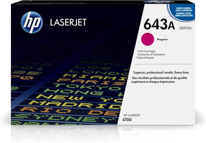 New, Pre-Owned - HP 643A Standard-Yield Magenta Laser Toner Cartridge, Q5953A