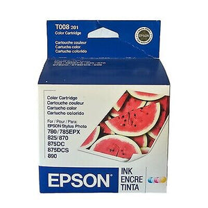 New, Pre-Owned - Epson T008 Standard Yield Color Ink Cartridge