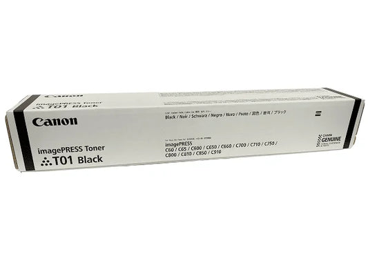 New, Pre-Owned - Canon T01 Standard Yield Black Toner Cartridge, 8066B001