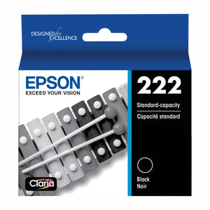 New, Pre-Owned - Epson T222 Black Claria Ink Cartridge, T222120-S