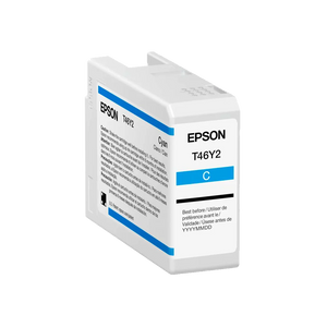 New, Pre-Owned - Epson T46Y2 Standard Yield Cyan Ink Cartridge