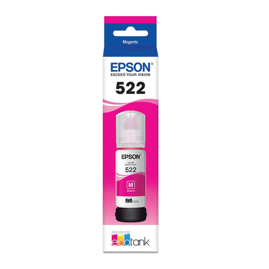 New, Pre-Owned - Epson 522 High-Yield Magenta Ink Cartridge, T522320
