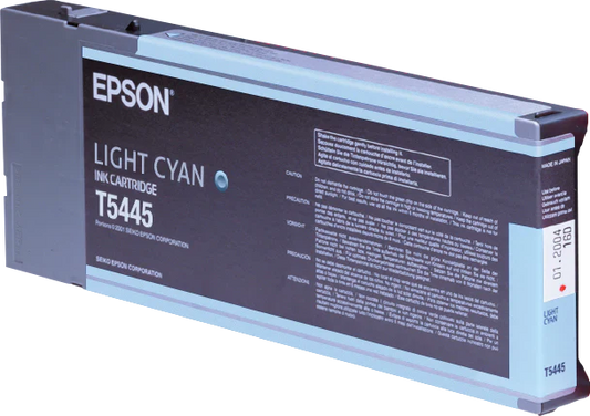 New, Pre-Owned - Epson T5445 High-Yield Light Cyan 220ml Ink Cartridge, T544500