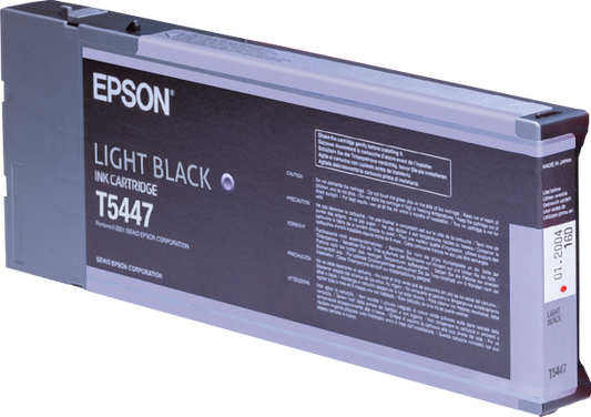 New, Pre-Owned - Epson T544 High Yield Light Black 220ml Ink Cartridge, T544700