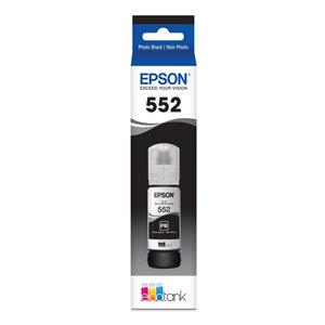 New, Pre-Owned - Epson (552) Ultra High-Yield Photo Black Ink Bottle, T552120-S