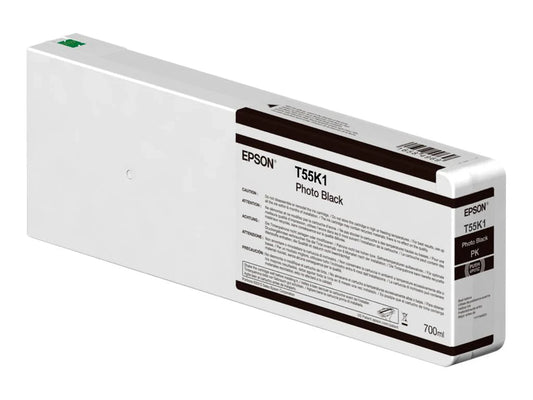 New, Pre-Owned - Epson T55K1 700ml Photo Black Tracer Ink Cartridge, T55K100