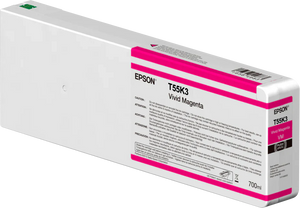 New, Pre-Owned - Epson 700ml UltraChrome HD Vivid Magenta Ink Cartridge, T55K300