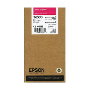 New, Pre-Owned - Epson T6533 Magenta 200ml Ink Cartridge