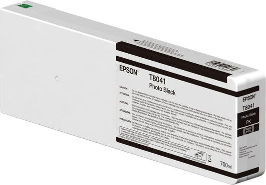 New, Pre-Owned - Epson 700ml UltraChrome HD Photo Black Ink Cartridge, T804100