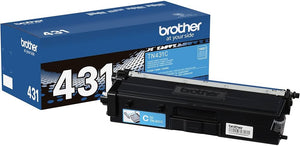 New, Pre-Owned - Brother TN431 Standard-Yield Cyan Toner Cartridge, TN431C