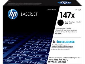 New, Pre-owned, Original HP 147X High Yield Black Toner Cartridge, W1470X