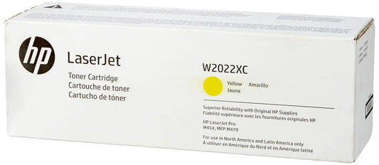 New, Pre-Owned - HP W2022XC High Yield Yellow Toner Cartridge