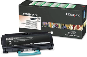 New, Pre-Owned - Lexmark X264H11G High Yield Black Return Program Toner Cartridge