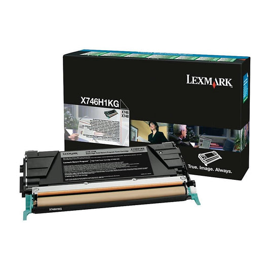 New, Pre-Owned - Lexmark X746H1KG Standard Yield Black Toner Cartridge