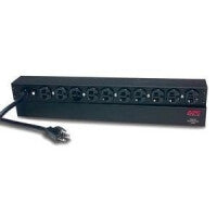 APC 基础型机架式 PDU 1U 16A 208V 12个C13输出 AP9566