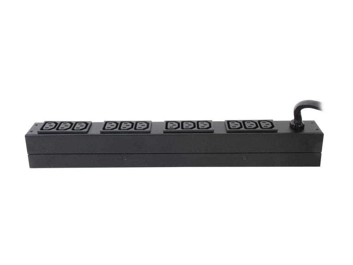 APC 基础型机架式 PDU 1U 16A 208V 12个C13输出 AP9566