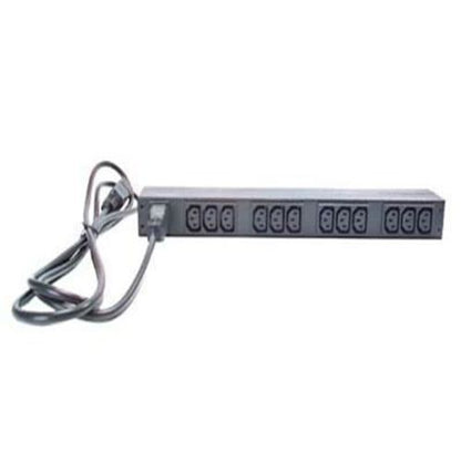 APC 基础型机架式 PDU 1U 16A 208V 12个C13输出 AP9566