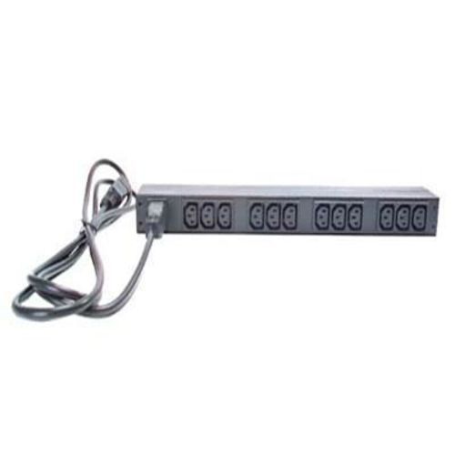 APC 基础型机架式 PDU 1U 16A 208V 12个C13输出 AP9566