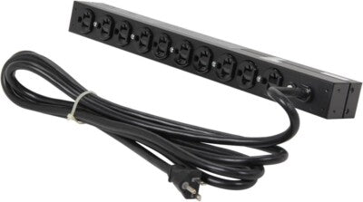 APC 基础型机架式 PDU 1U 20A 120V 10 个 NEMA 5-20R AP9563
