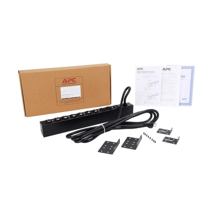 APC 基础型机架式 PDU 1U 20A 120V 10 个 NEMA 5-20R AP9563