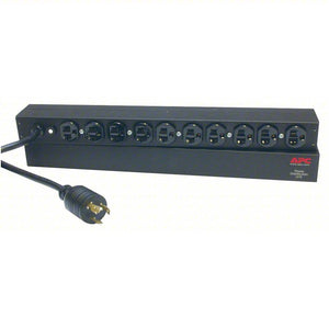APC 基础型机架式 PDU 1U 20A 120V 10 个 NEMA 5-20R AP9563
